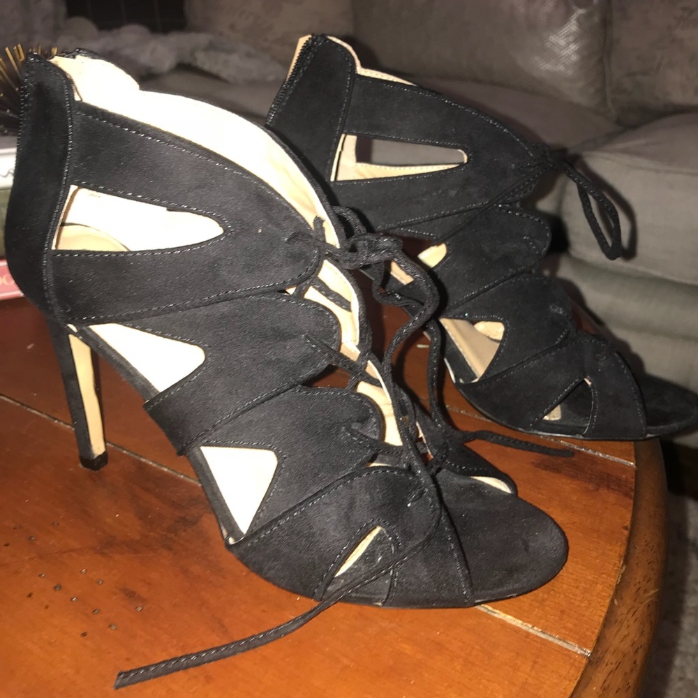 Black high heels